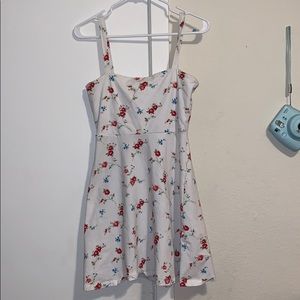 Short Dress with Skinny Straps